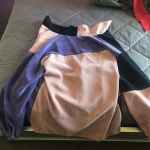 Long and long sleeve button up flannel